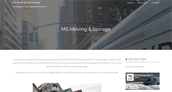 Desktop Screenshot of msmovingstorage.com
