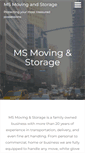 Mobile Screenshot of msmovingstorage.com